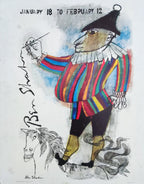 Ben Shahn original art poster used - 22.0"×28.0" (56×71cm)
