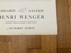 Henri Wengér vintage poster - 16.5"×25.6" (42×65cm)