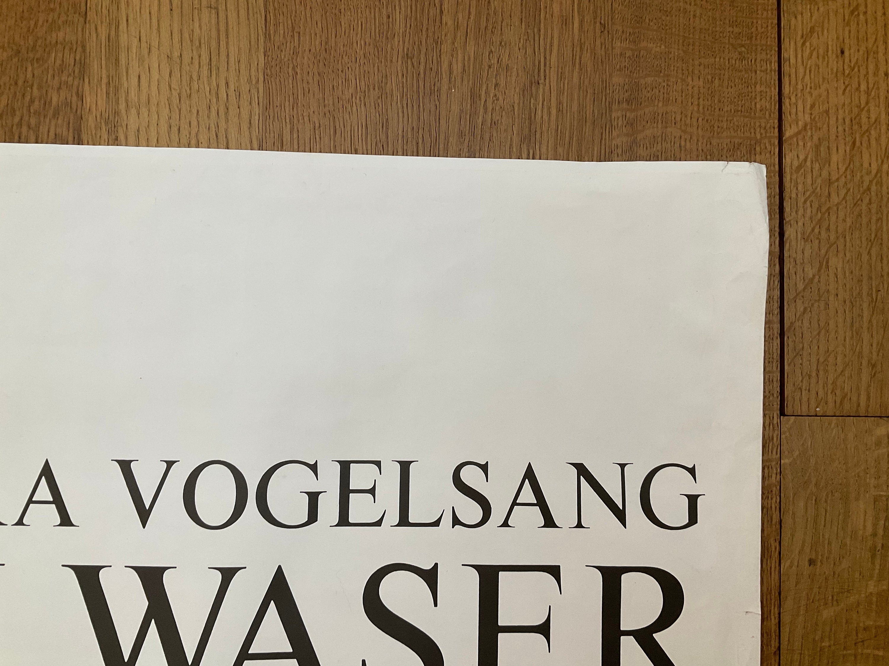 Clara Vogelsang & Heini Waser vintage poster - 27.4"×39.4" (69.7×100cm)