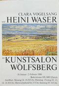 Clara Vogelsang & Heini Waser vintage poster - 27.4"×39.4" (69.7×100cm)