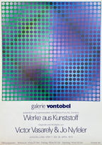 Victor Vasarely Vintage-Kunstdruckplakat - 27.4"×39.4" (69.7×100cm)