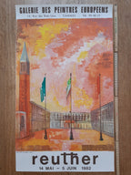 Wolfgang Reuther vintage art poster - 17.3"×29.7" (44×75.5cm)
