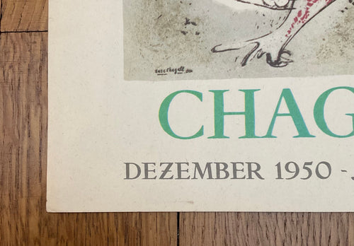 Chagall vintage art mini poster - 9.8"×13.2" (25×33.5cm)