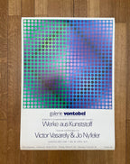 Victor Vasarely Vintage-Kunstdruckplakat - 27.4"×39.4" (69.7×100cm)