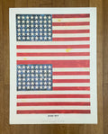 Jasper Johnes vintage art poster double flag - 23.6"×31.5" (60×80cm)