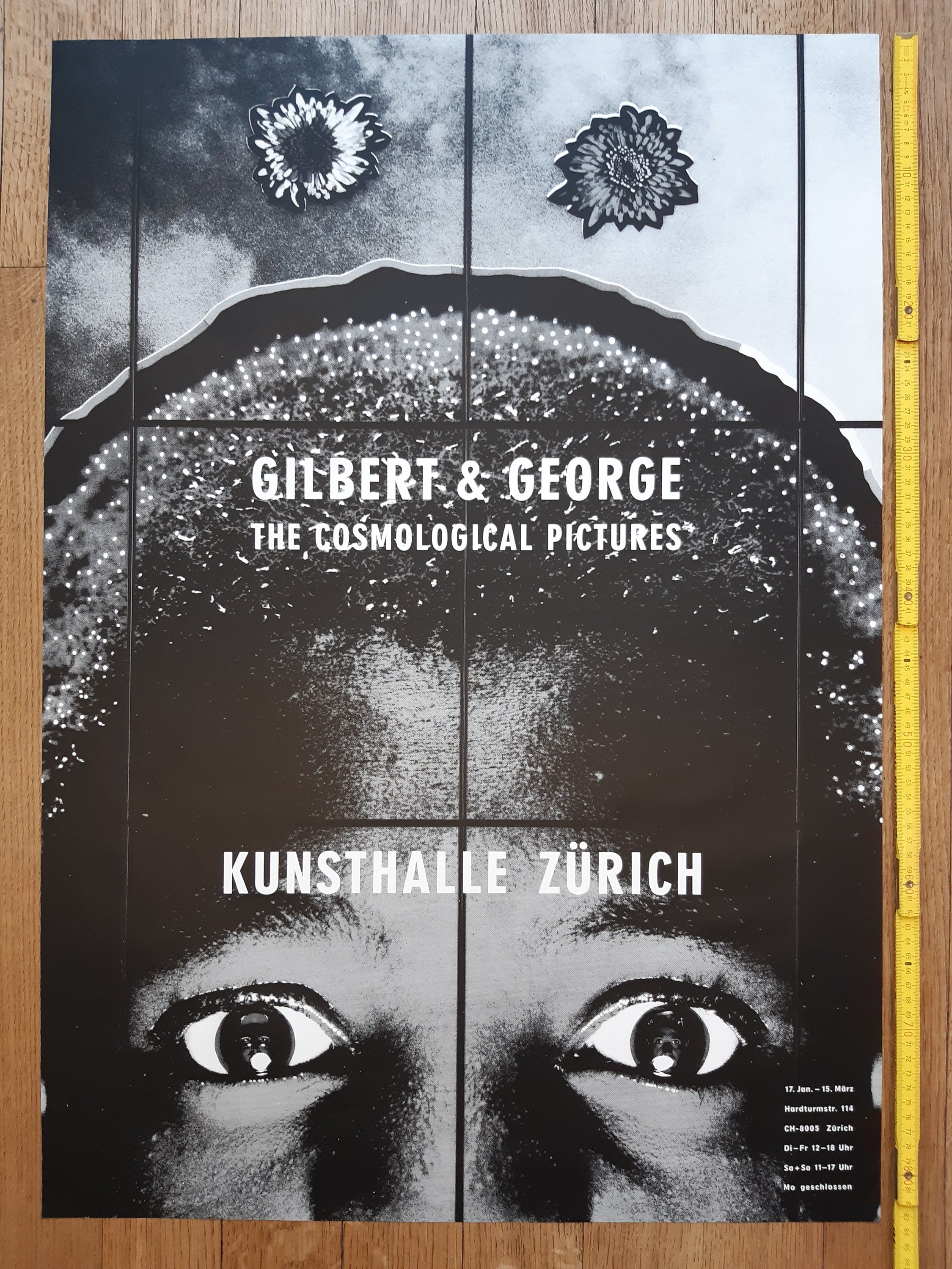 Gilbert and George art poster - 23.4"×33.1" (59.4×84cm)