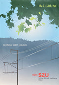 SZU - Grüne Kunstausstellung Plakat - 70×100cm