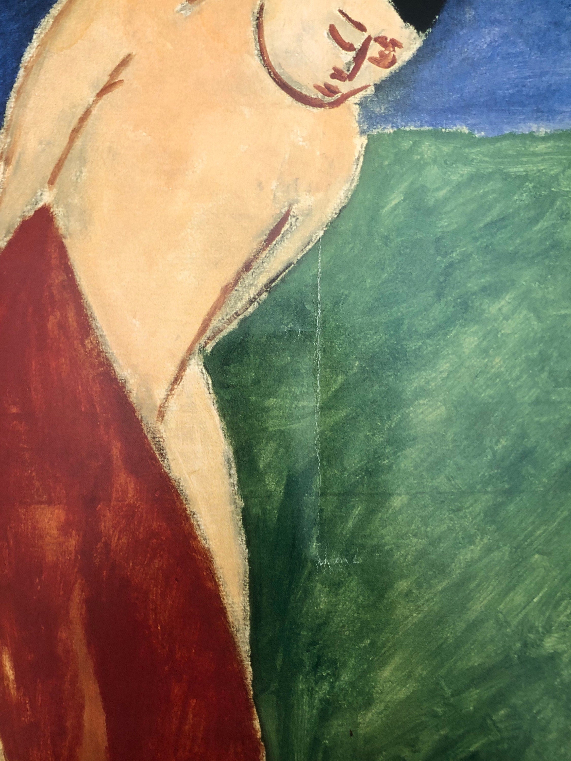 Henry Matisse vintage art exhibition poster used - 23.6"×27.6" (60×70cm)