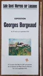 Georges Borgeaud  original art poster - 13.8"×26.8" (35×68cm)