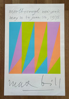 Originalkunstposter von Max Bill – 24.8"×37.4" (63×95cm)