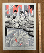 Francois Schuiten Original signiert - 23×32,5 cm (9.1"×12.8")