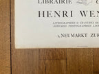 Henri Wengér vintage poster - 16.5"×25.6" (42×65cm)