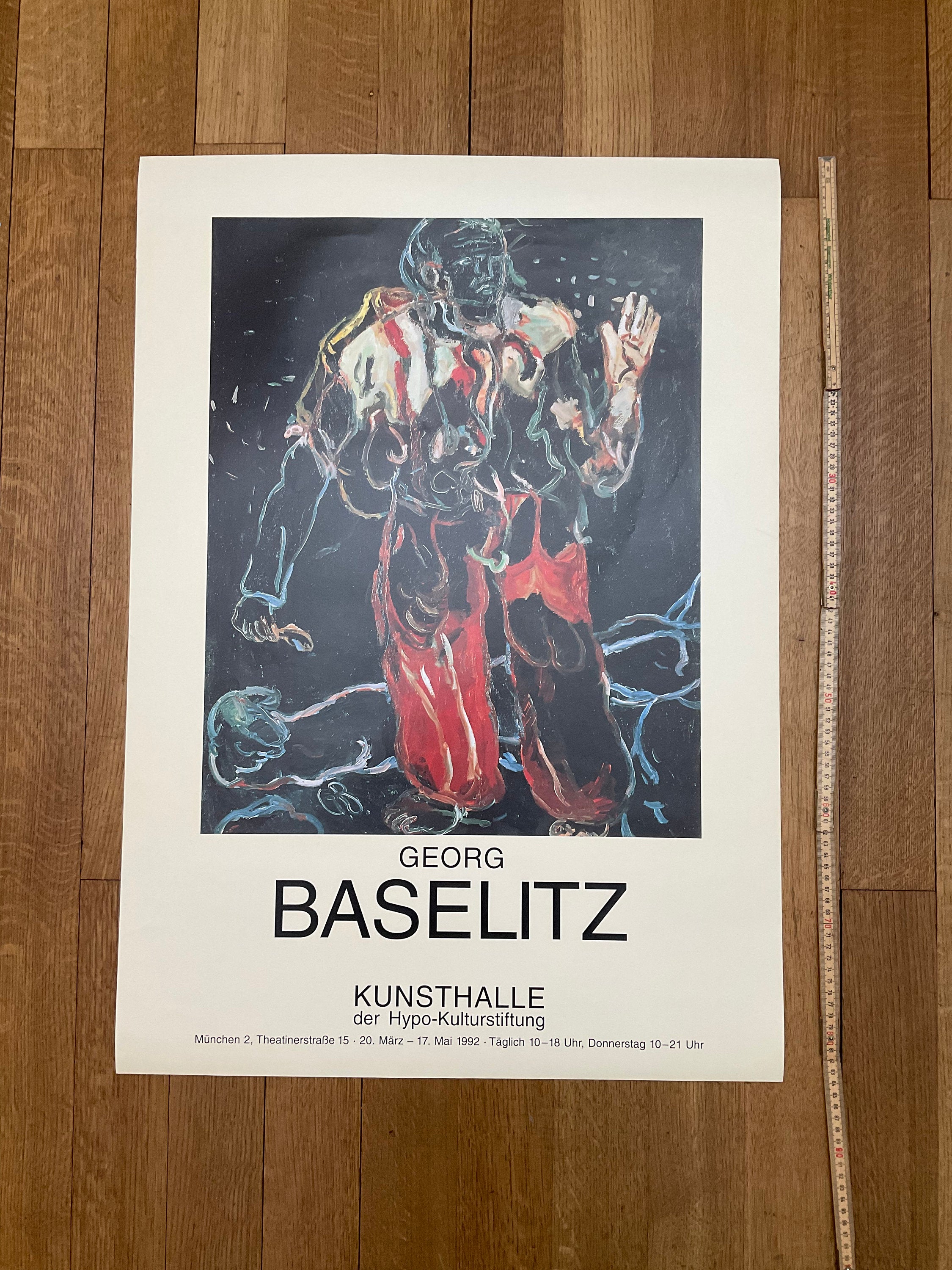 Georg Baselitz Vintage-Kunstposter - 59,3×84cm
