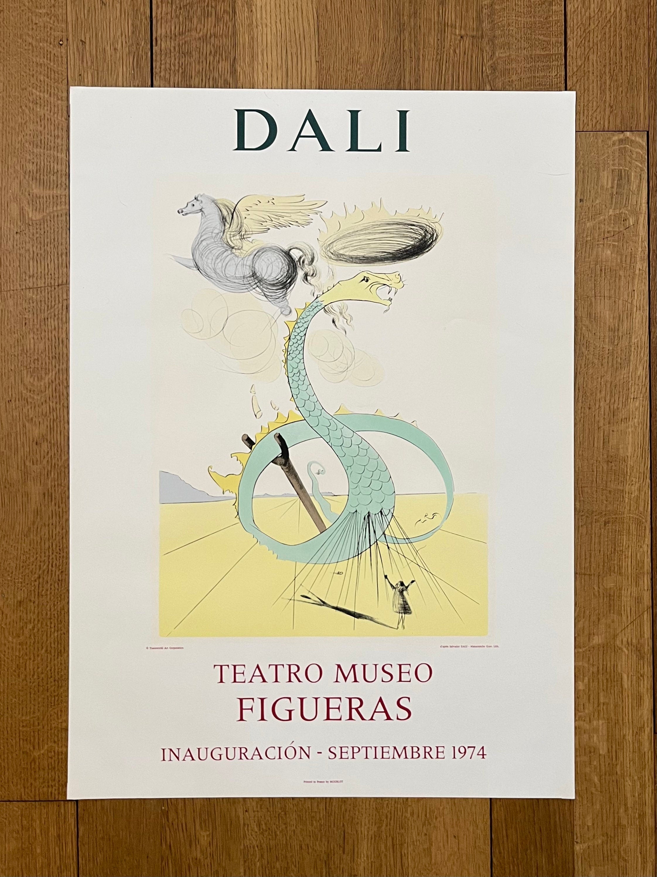 Dali Original-Kunstposter – 52 × 73,2 cm