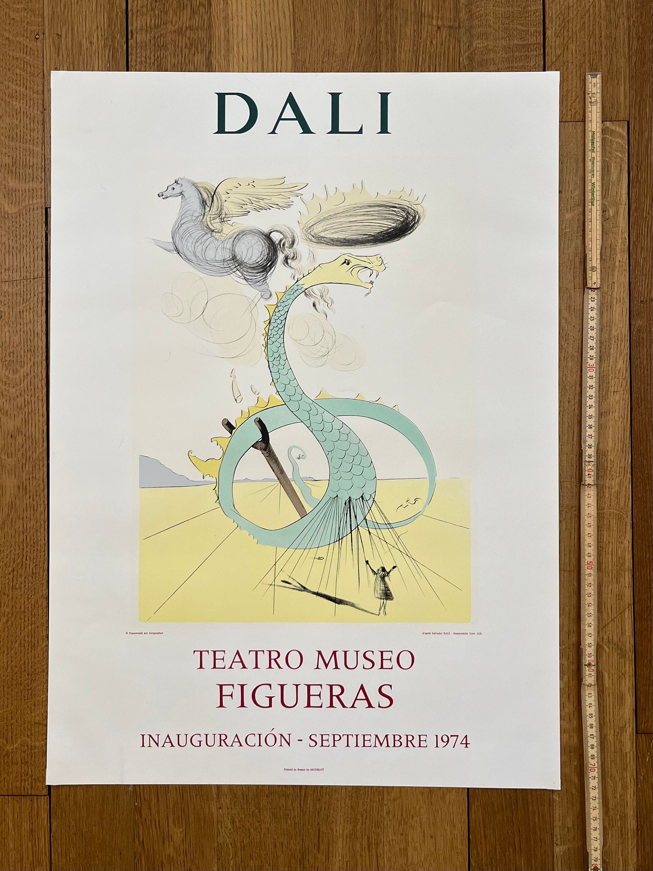 Dali Original-Kunstposter – 52 × 73,2 cm