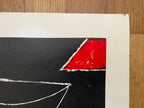 Ionesco original art poster signed - 21.3"×32.7" (54×83cm)