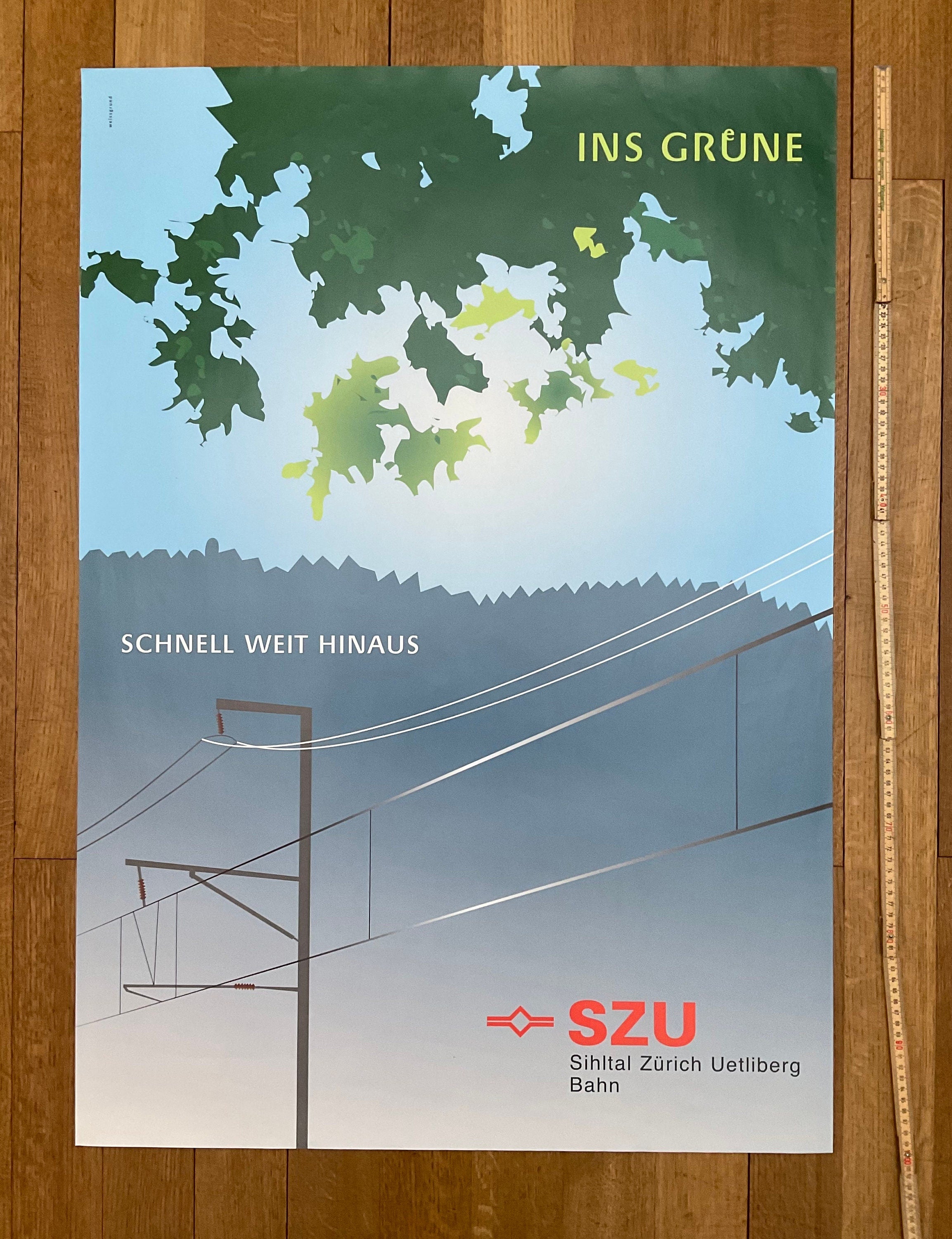 SZU - Grüne Kunstausstellung Plakat - 70×100cm