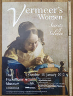 Vermeer original art exhibition poster - 16.5"×23.2" (42×59cm)