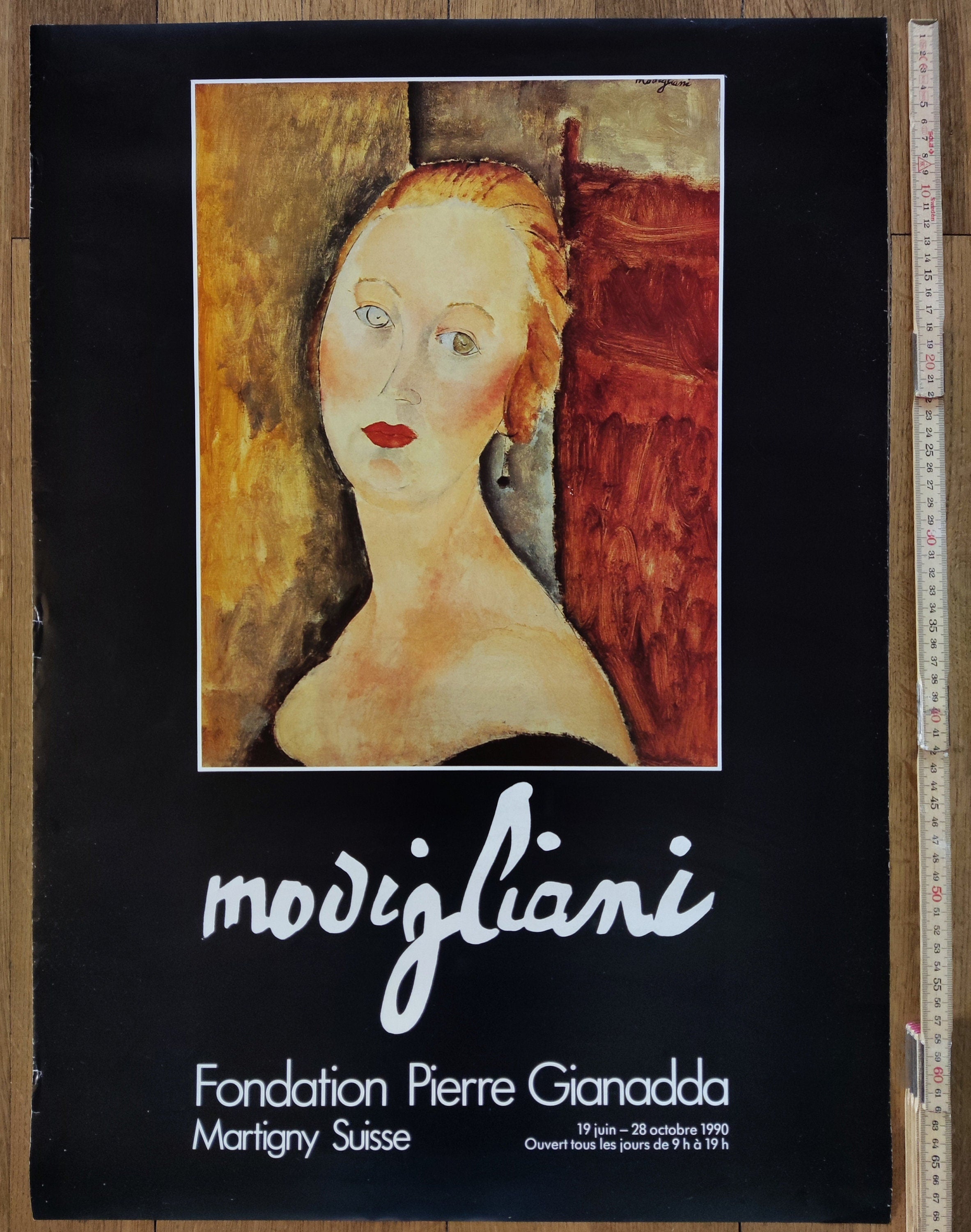 Modigliani Original Kunstposter - 50×70cm
