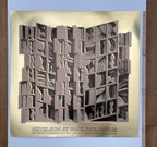 Louise Nevelson vintage art exhibition poster - 25.6"×26.0" (65×66cm)