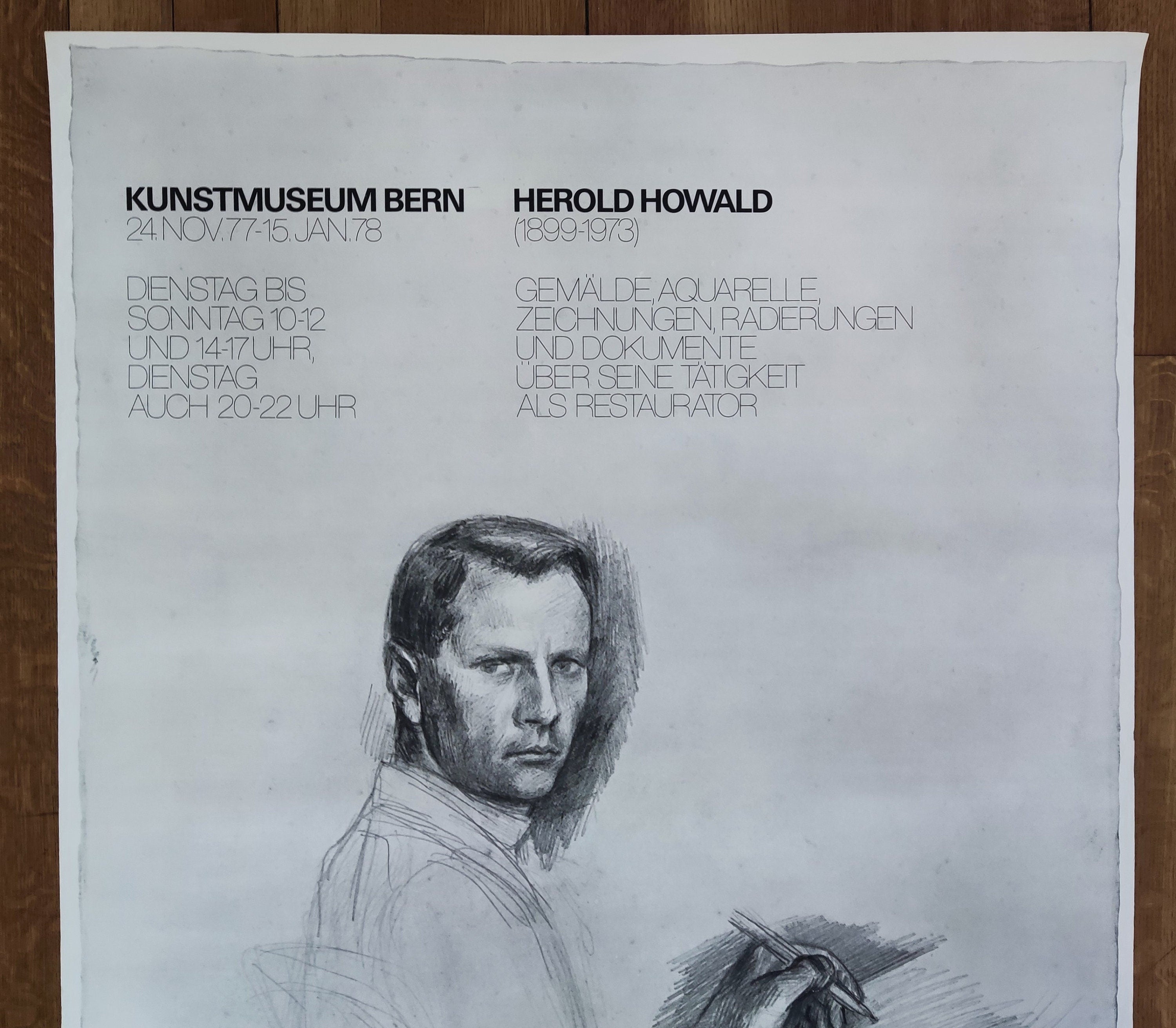 Herold Howald Vintage-Poster – 90 × 128 cm