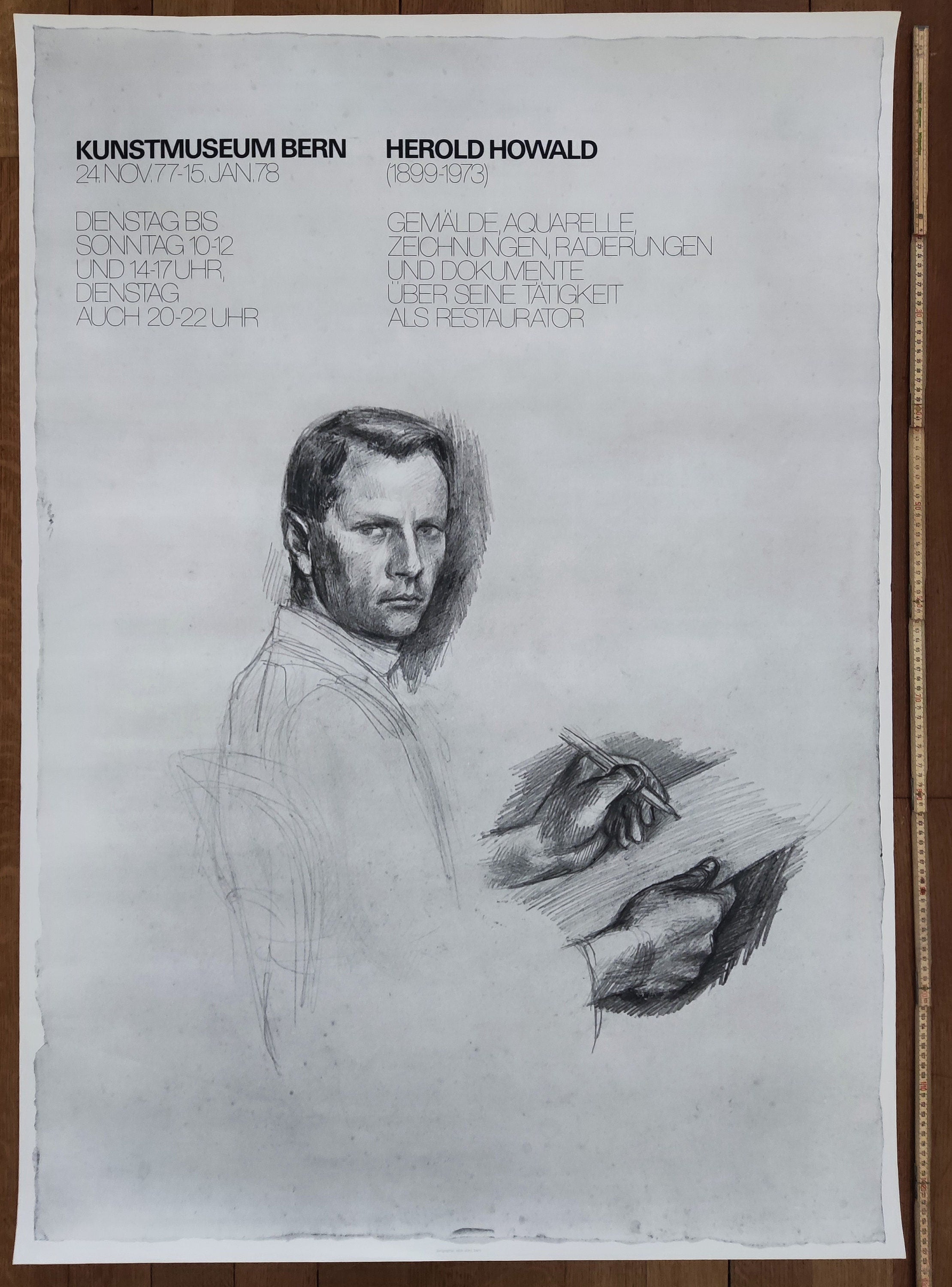 Herold Howald vintage poster - 35.4"×50.4" (90×128cm)
