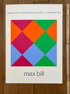 Max Bill Original Kunstplakat - 32×44cm