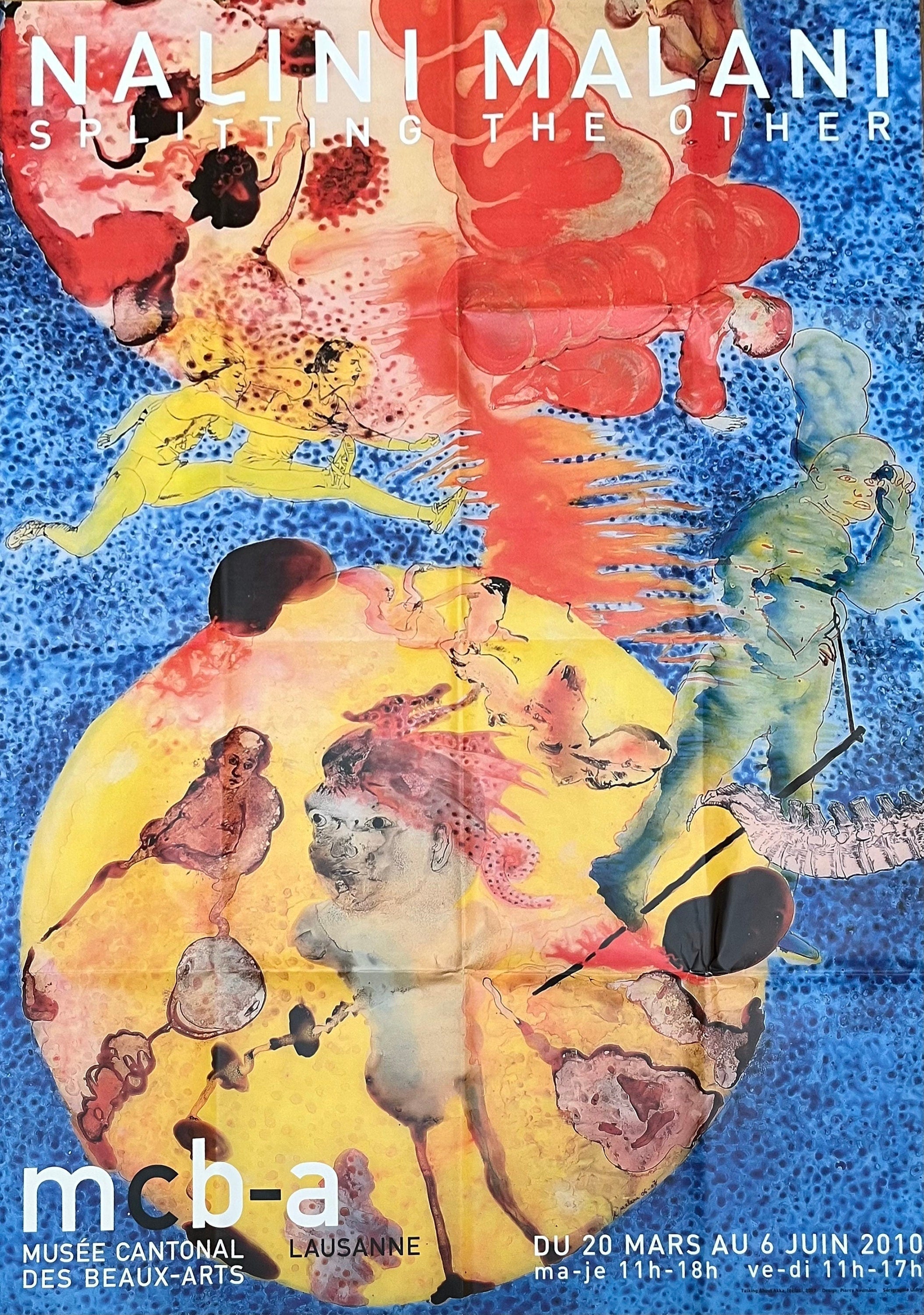 Nalini Malani Original Kunstposter gefaltet - 89×128cm