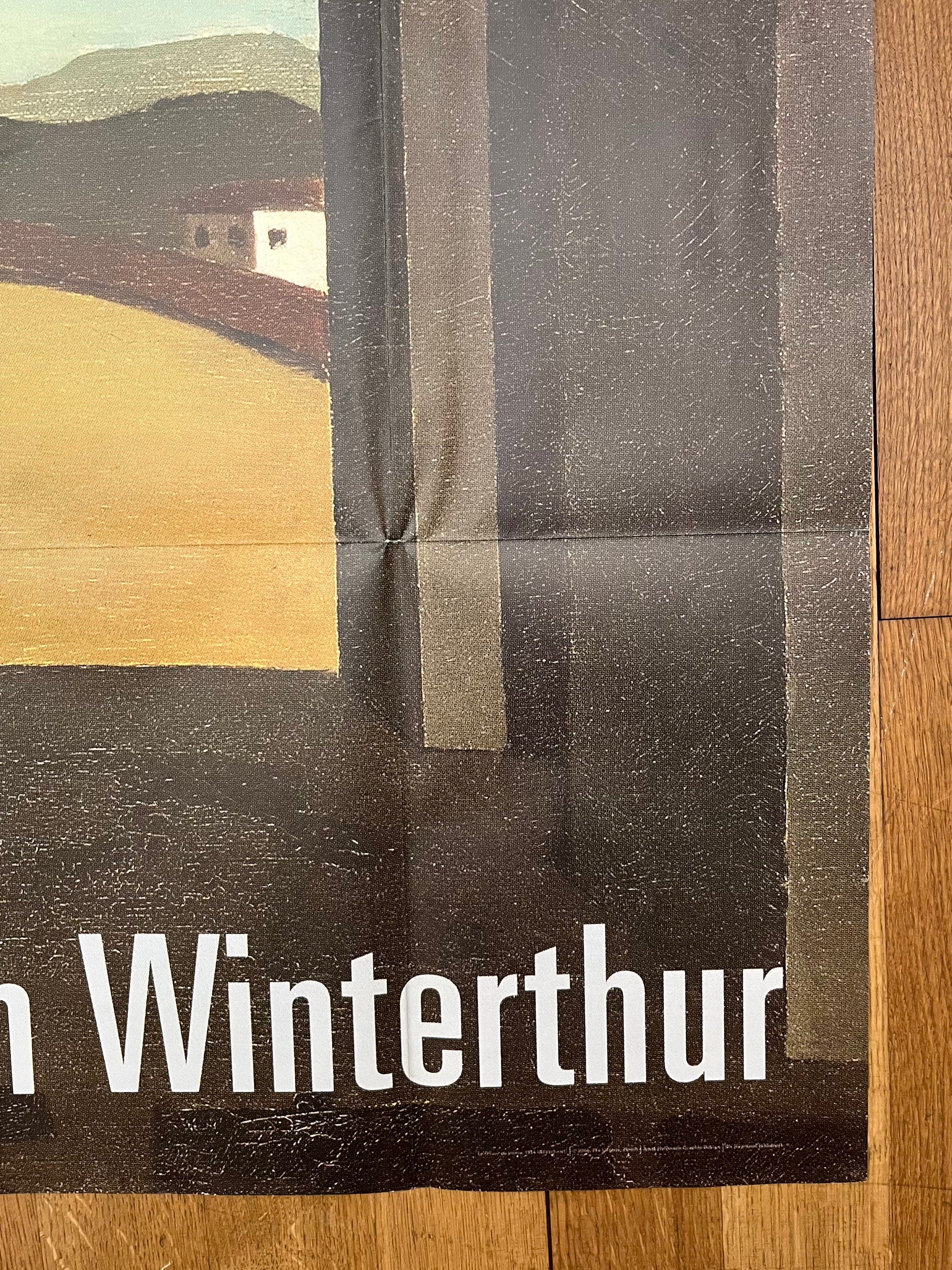 Giorgio de Chirico großes Vintage-Kunstposter – 90×128 cm (35.4"×50.4")