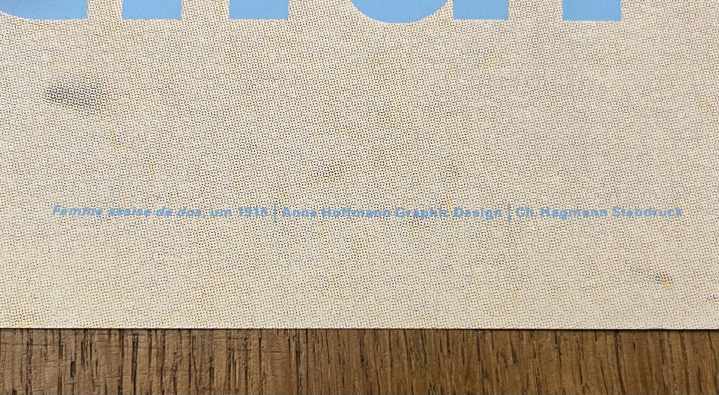 Felix Vallotton museum poster folded - 35.4"×50.4" (90×128cm)