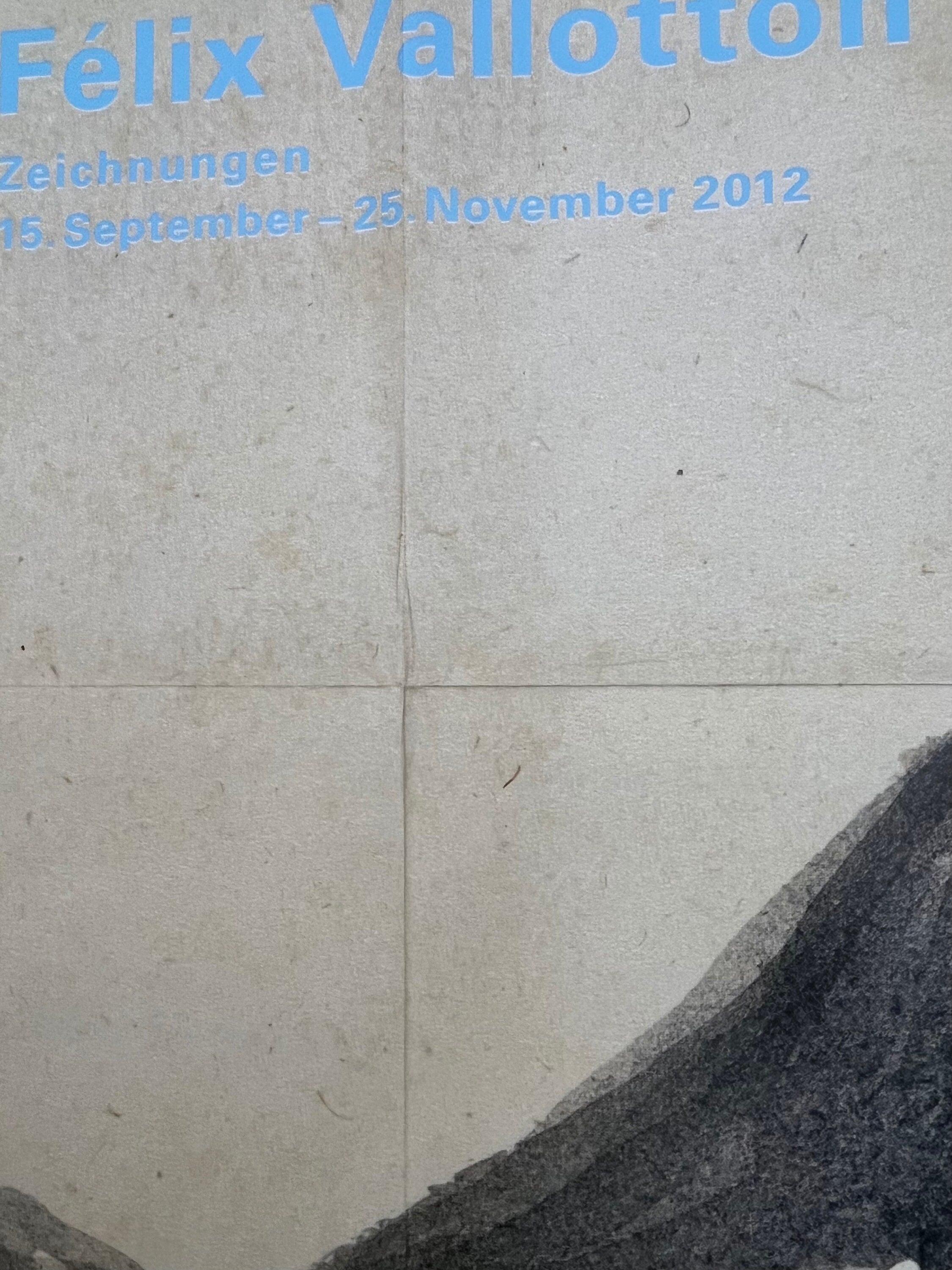 Felix Vallotton museum poster folded - 35.4"×50.4" (90×128cm)