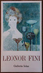 Leonor Fini Plakat zur Originalkunstausstellung – 50 × 85 cm