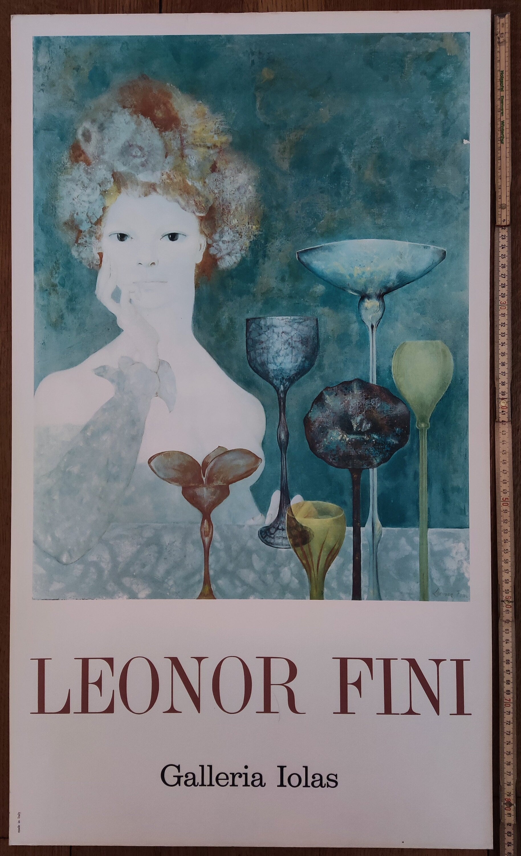 Leonor Fini Plakat zur Originalkunstausstellung – 50 × 85 cm