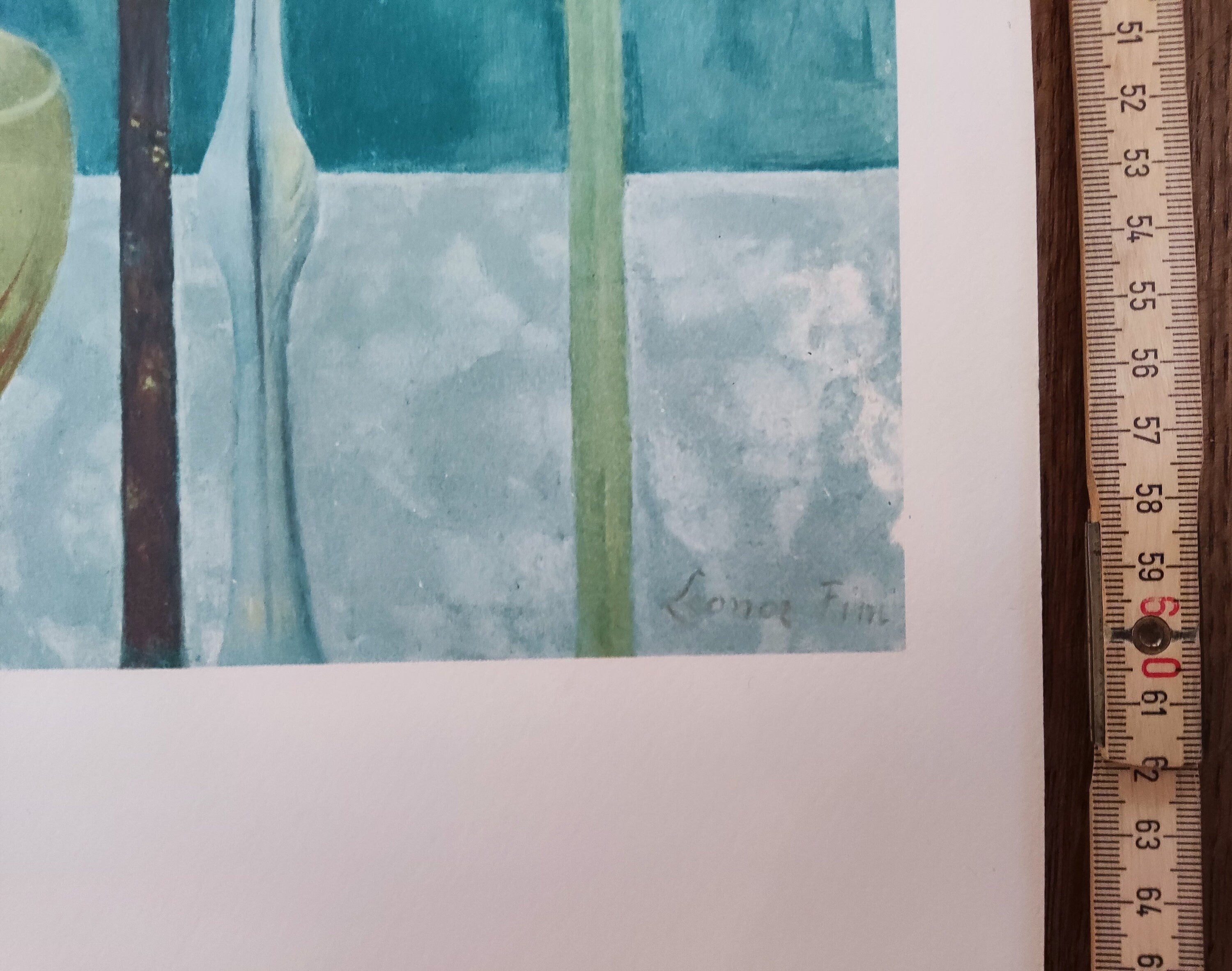 Leonor Fini Plakat zur Originalkunstausstellung – 50 × 85 cm