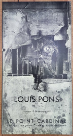 Louis Pons original art exhibition poster - 14.2"×26.8" (36×68cm)