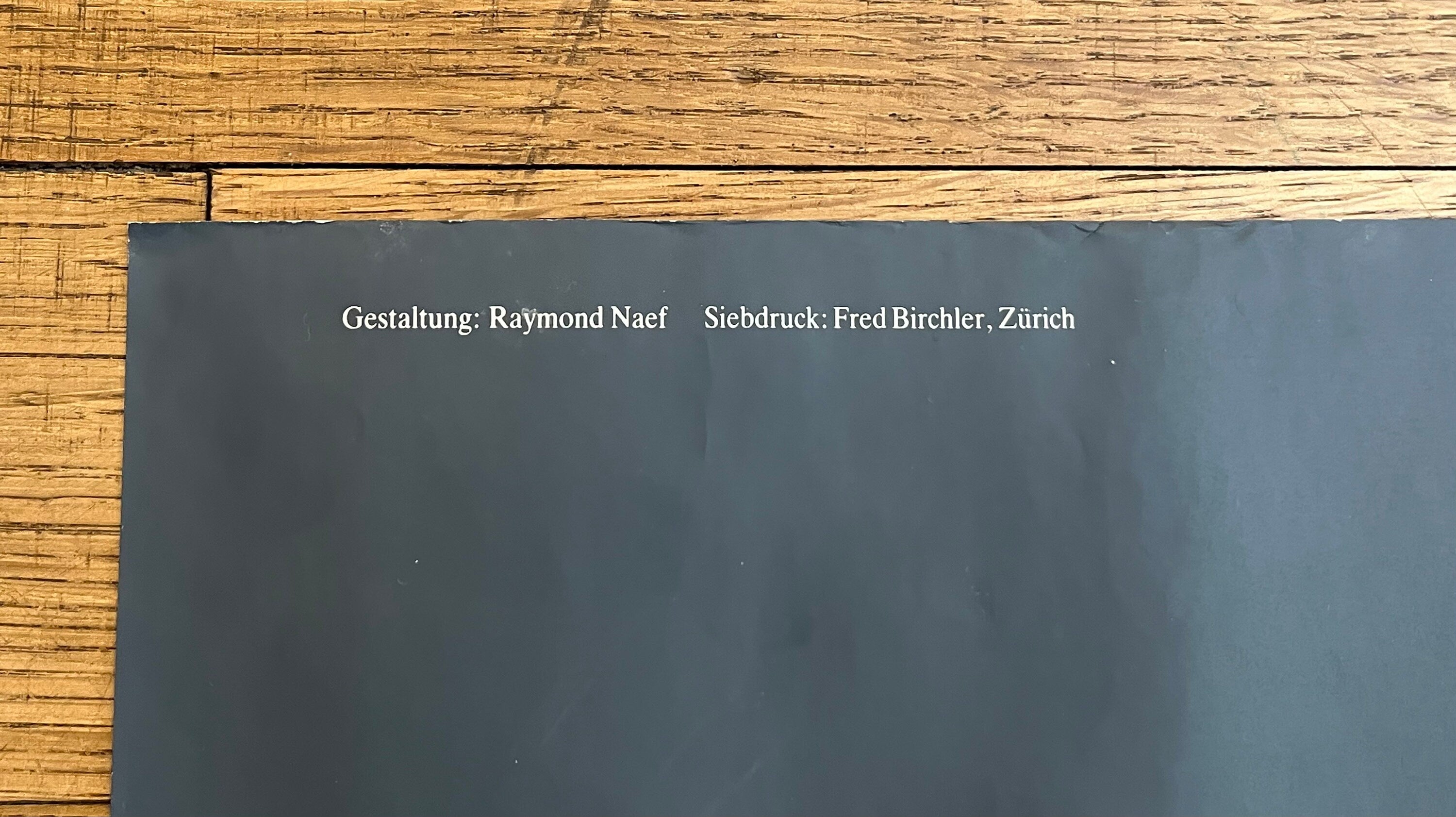 Vintage Zürcher Ausstellungsposter - 35.6"×50.2" (90.5×127.5cm)