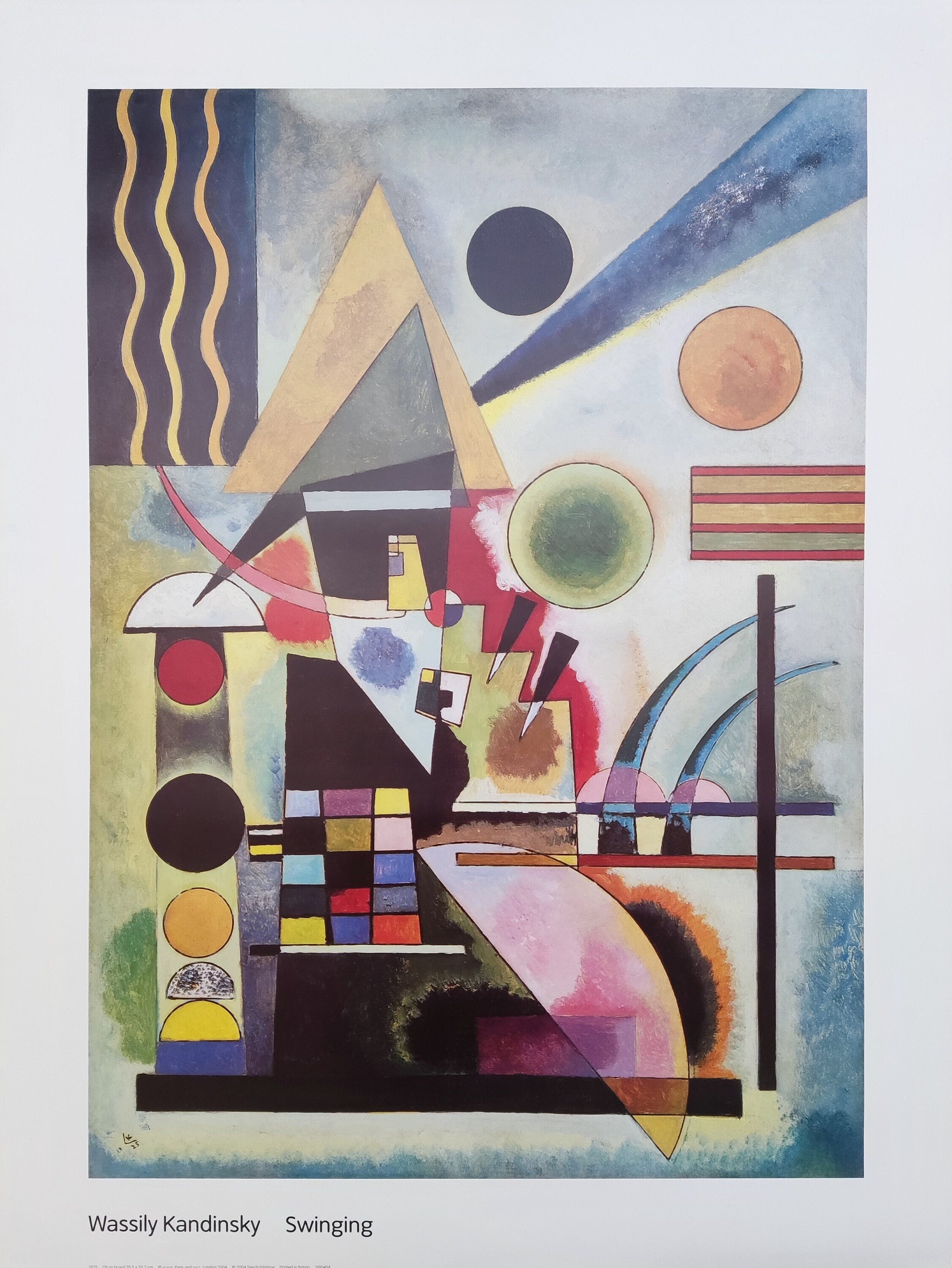 Wassily Kandinsky Original Kunstdruck - 23,6"×31,5" (60×80cm)
