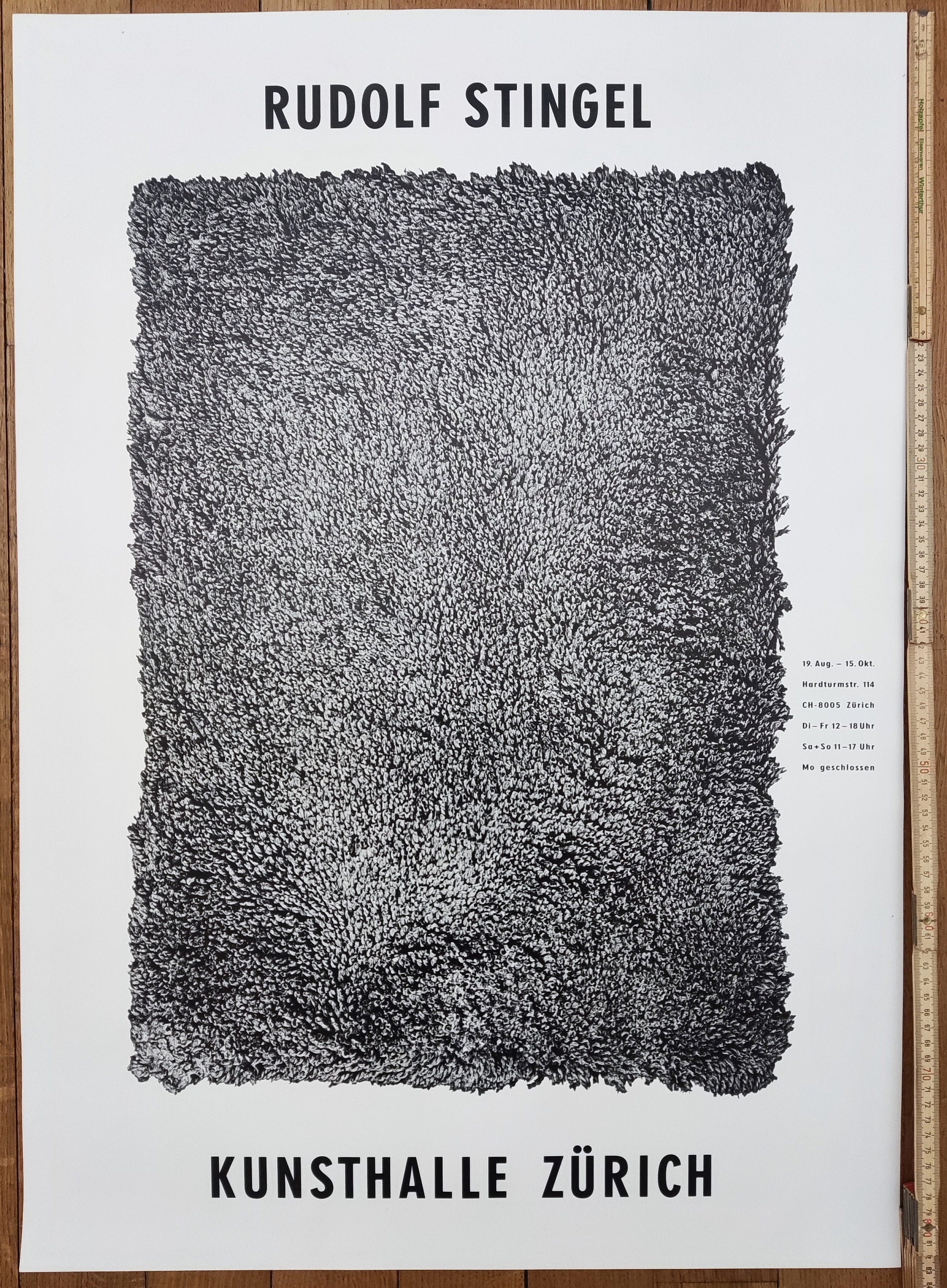 Rudolf Stingel Kunstausstellungsplakat – 23.4"×33.1" (59.5×84cm)