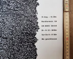 Rudolf Stingel Kunstausstellungsplakat – 23.4"×33.1" (59.5×84cm)