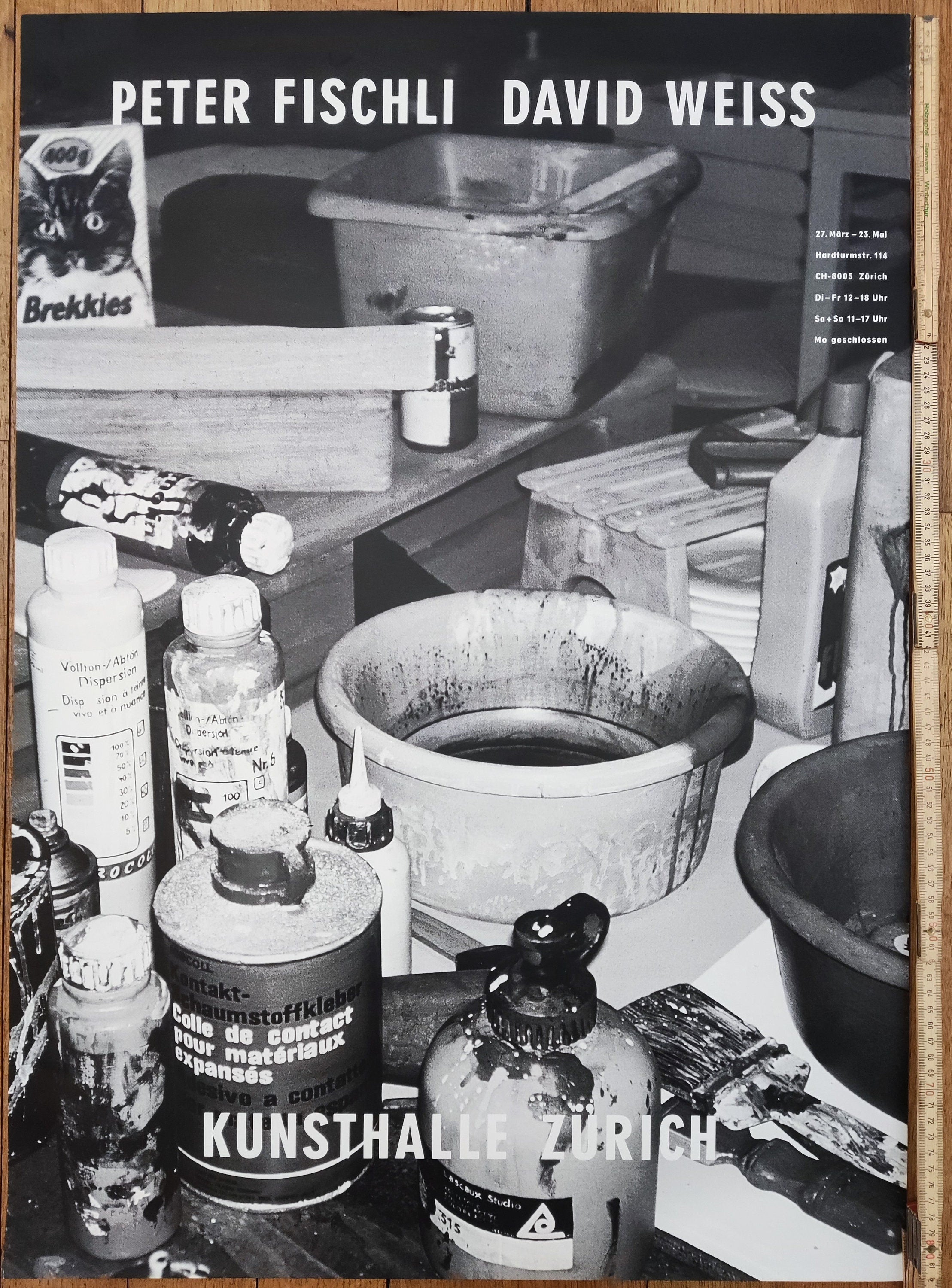 Fischli Weiss art photo poster - 23.4"×33.1" (59.5×84cm)