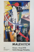 Kasimir Malewitsch original Kunstausstellungsplakat - 50×75cm (19.7"×29.5")