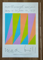 Originalkunstposter von Max Bill – 24.8"×37.4" (63×95cm)