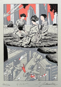 Francois Schuiten Original signiert - 23×32,5 cm (9.1"×12.8")