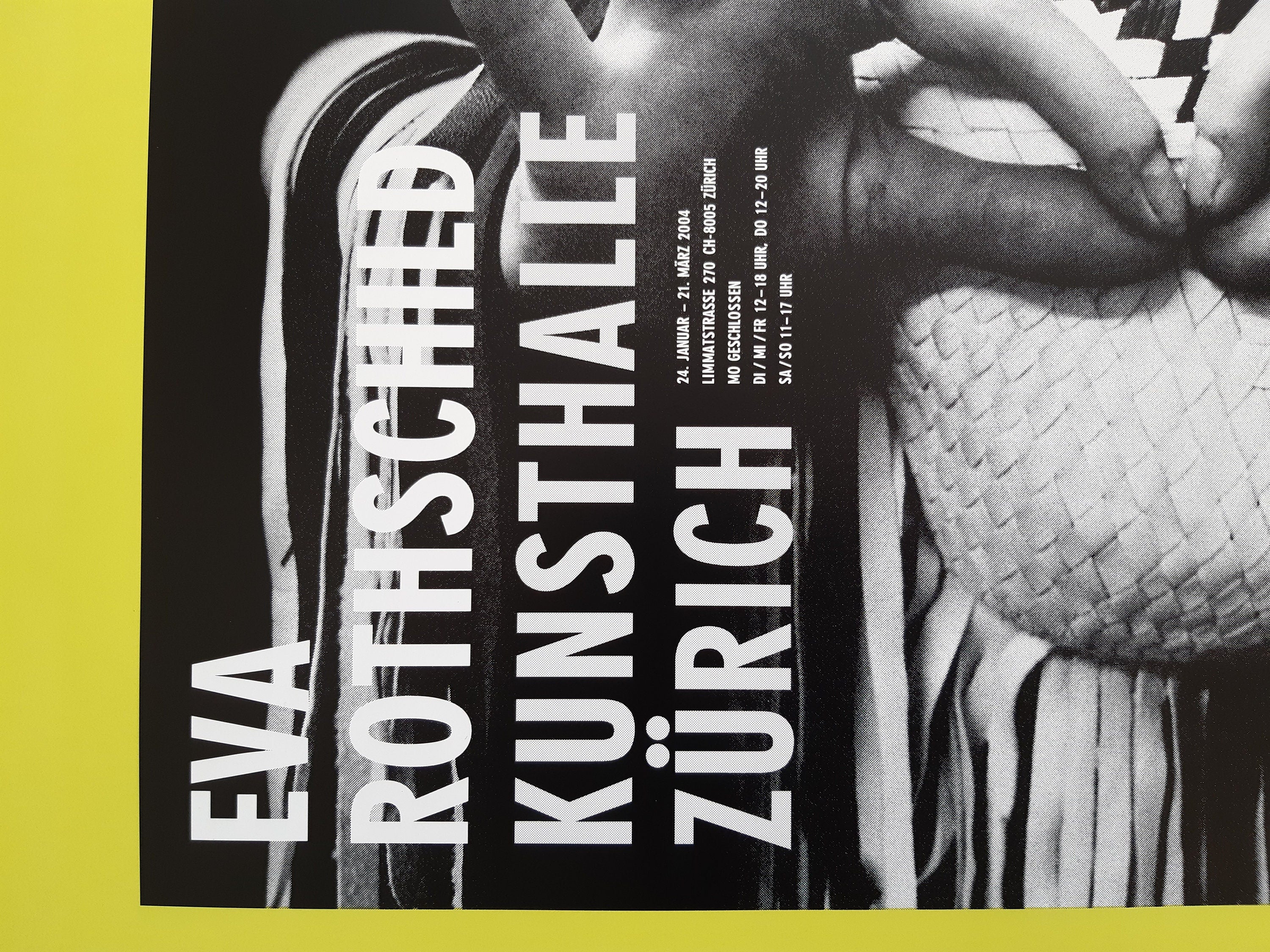 Eva Rothschild Kunstausstellungsplakat – 90 × 128 cm