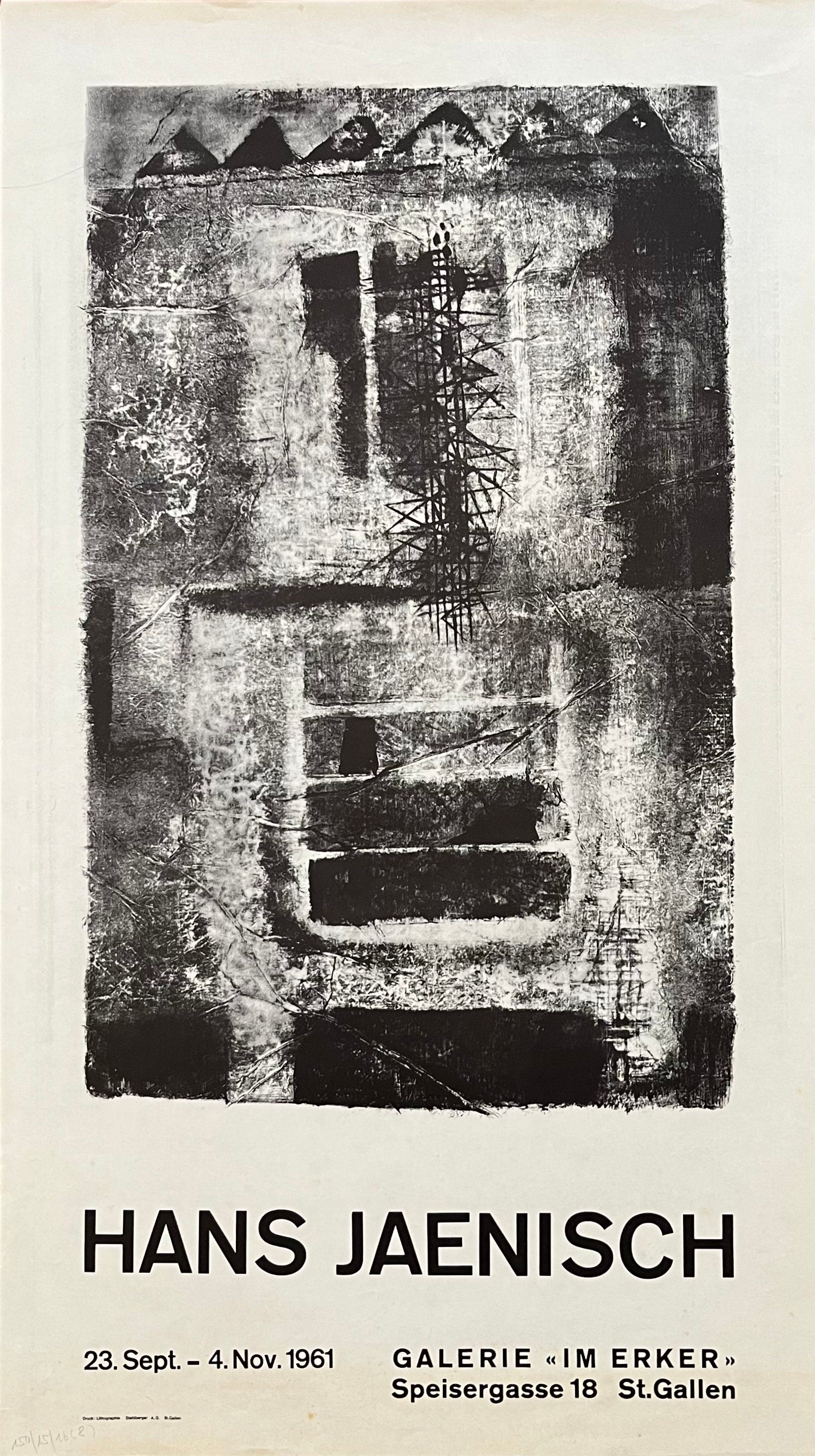 Hans Jaenisch Originalkunstdruck - 18.5"×32.9" (47×83.5cm)