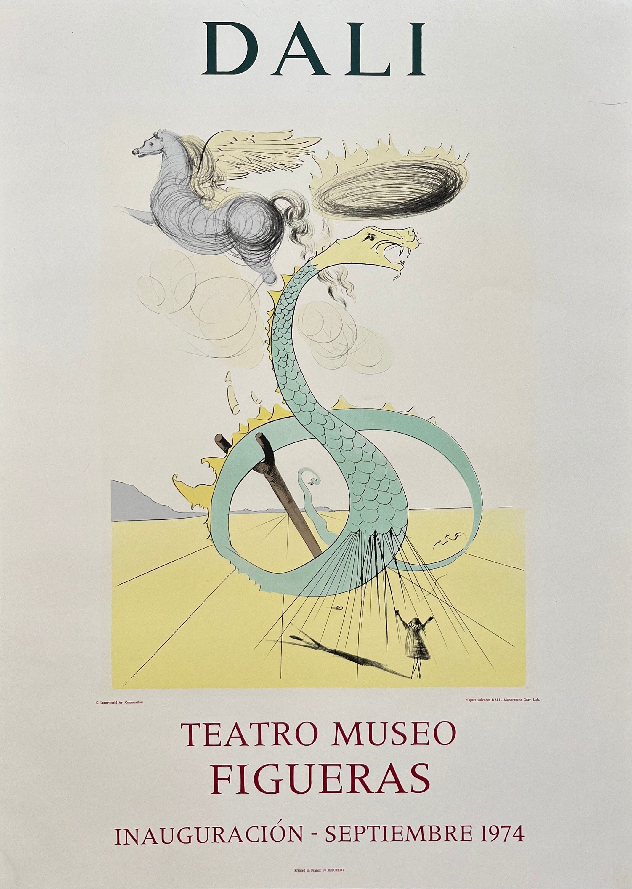 Dali Original-Kunstposter – 52 × 73,2 cm