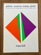 Max Bill Original-Kunstplakat – 31×44cm (12.2"×17.3")