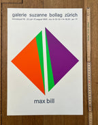 Max Bill Original-Kunstplakat – 31×44cm (12.2"×17.3")