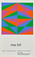 Max Bill Originalplakat - 45×73cm (17.7"×28.7")
