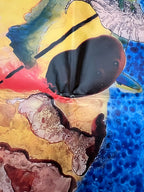 Nalini Malani Original Kunstposter gefaltet - 89×128cm